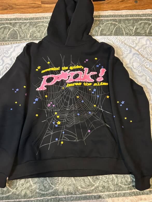 Black Pink Sp5der Hoodie