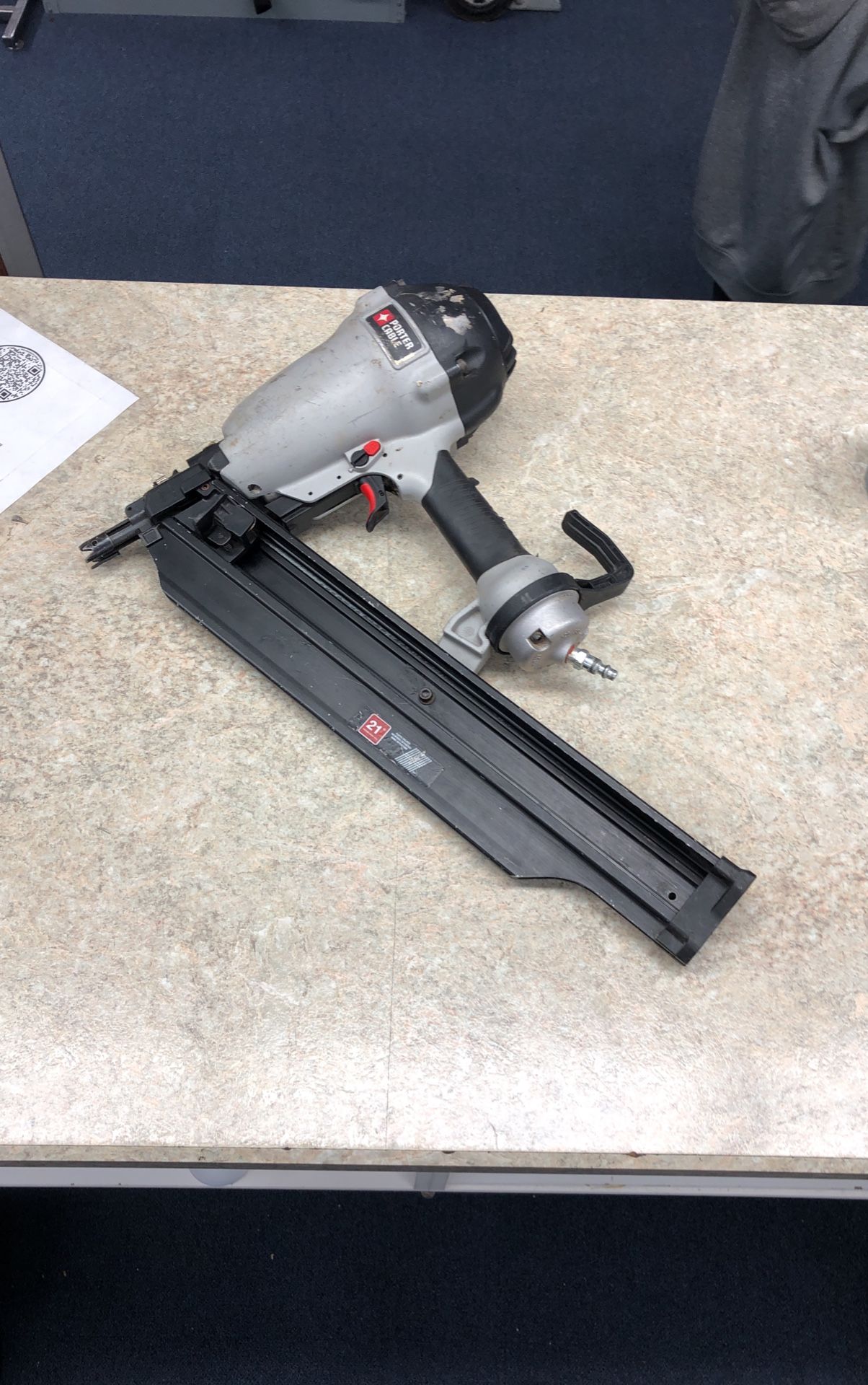 Porter-Cable Mod. FR350B 21-Degree 2”-3-1/2” Round Head Framing Nailer