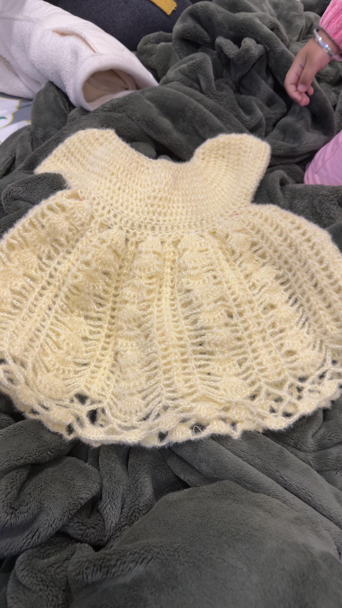 Girls Knitting Frock