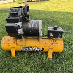 Campbell Hausfeld 3 gallon 1HP Air Compressor 