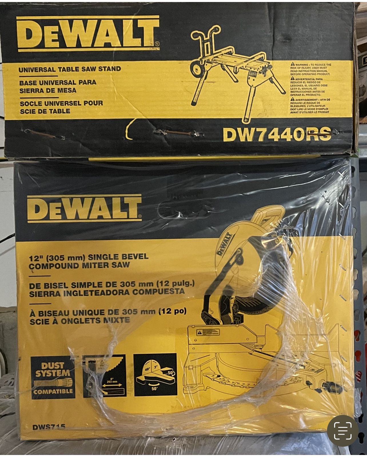New Dewalt Table Saw And Stand