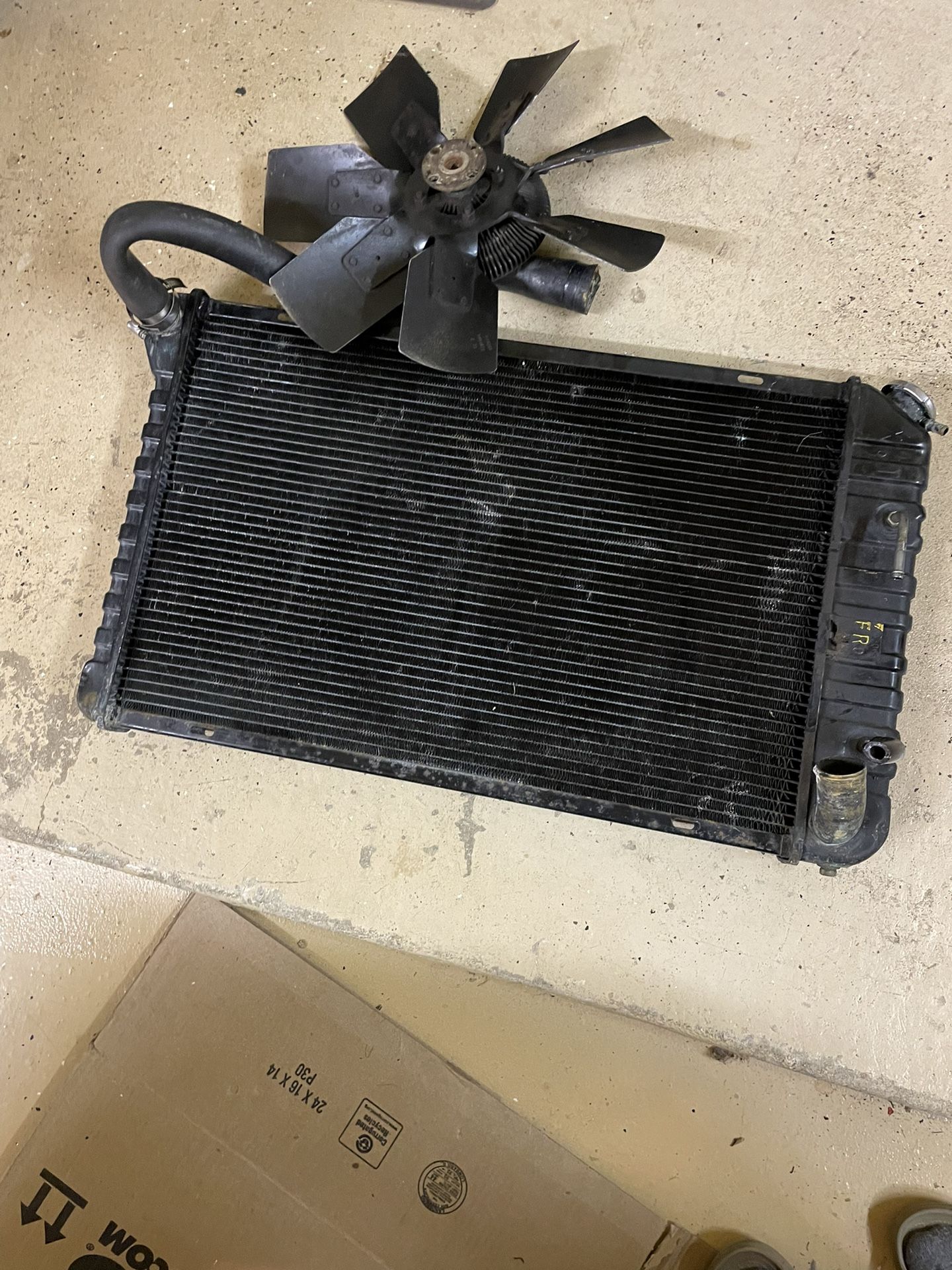 Small Block Chevy Radiator And Fan