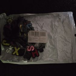 Croc Charms Letters 