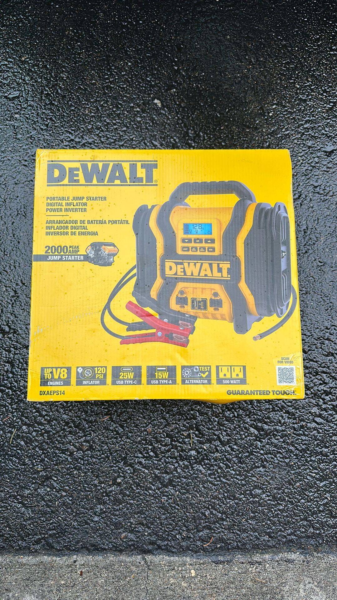DeWalt 2000w Portable Jump Starter 