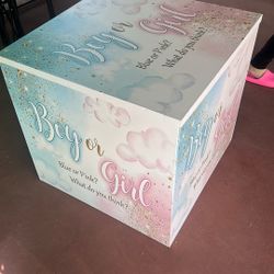 Gender Reveal Box 28x28x28