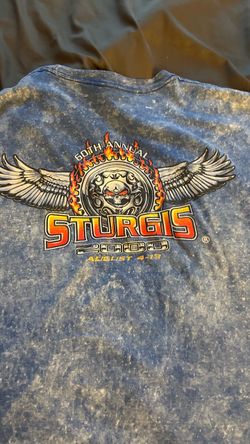 🔥 Vintage 2000 Sturgis 60th Annual Motorcycle Rally T-Shirt – XXL / 2XL 🔥