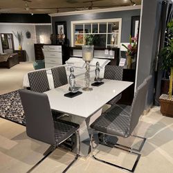 Dining Set Table With 6 Chairs