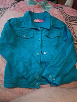 New Girls turquoise jacket