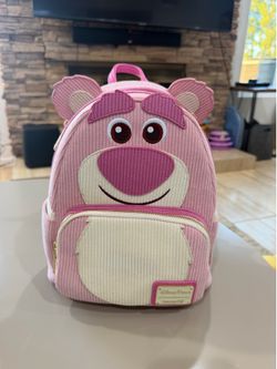 New Loungefly Disney Parks Toy Story Lotso Bear Mini Backpack Scented!!
