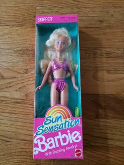 BARBIE "SKIPPER" SUN SENSATION-NEW IN BOX 1991
