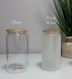 Sublimation Blanks (16 Oz Glass Cups)