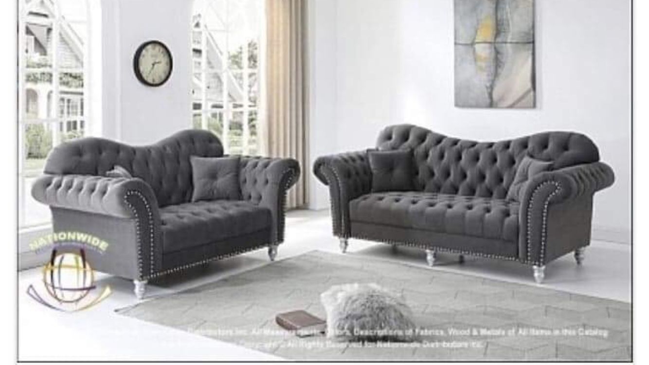 Sofa and loveseat