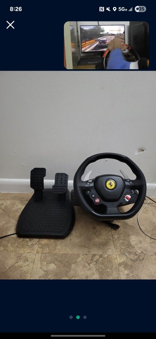 Ferrari T80 Thrustmaster Steering Wheel