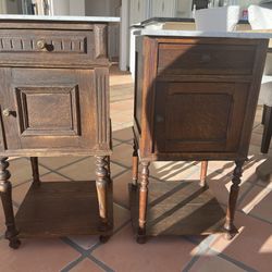 Pair Of Italian Antique End Tables