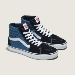 Vans Sk8 Blue And Black High-top Men's 8 Womens 9.5