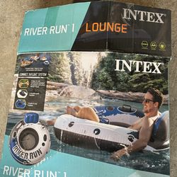 3 Intex River Run floats tubes—opened, one used one time