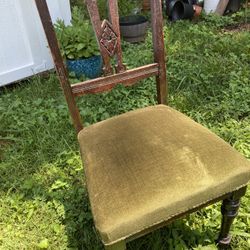 wooden chairs