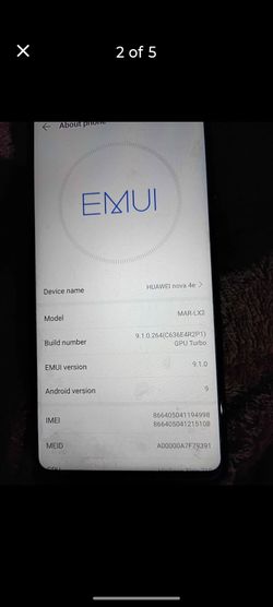 Huawei Nova 4e Mar-Lx2 Unlock