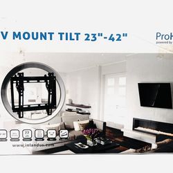 TV Mount Tilt 23” - 42” 