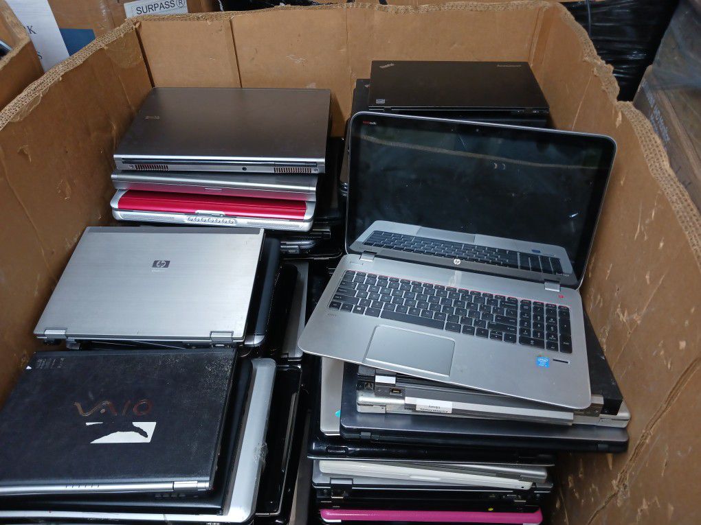 BIG LOT LAPTOPS PALLET  ASIS Where Is Great Deals $39 Each OBO