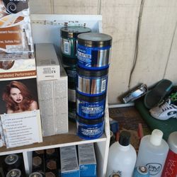 4 Temporary Green And 4 Blue Hair Color