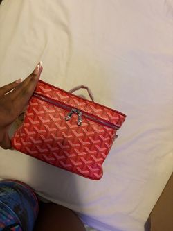 Red handbag
