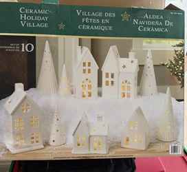 Ceramic Christmas Village