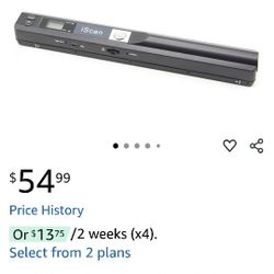 I SCAN PORTABLE HAND HELD WIRELESS SCANNER