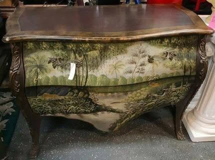 Vintage Walter E. Smithe Jungle Chest/Dresser