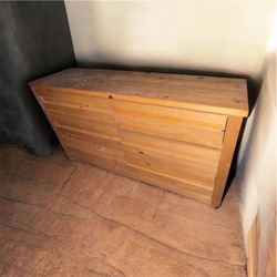 Custom large wood dresser (free delivery 30 mins out)