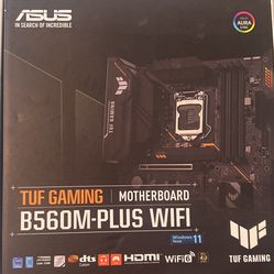 ASUS TUF Gaming Motherboard B560m-Plus WiFi NEW!