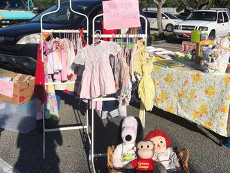 Vintage flea market! Today! Kids clothes modern too baby Pyrex