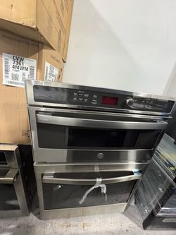 GE Profile Stainless Steel Wall Oven Microwave Combo