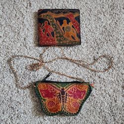 Leather Wallet And Coin Purse