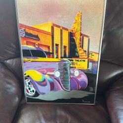 Acrylic On Glass Original By Donald Trainor