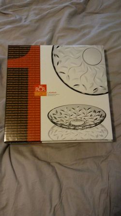 RCR laurus crystal centerpiece bowl