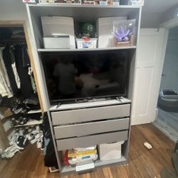 Grey IKEA Wardrobe Closet 
