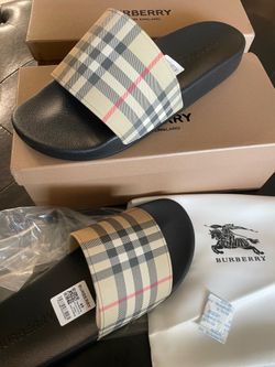Burberry slides