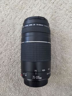 Canon EF 75-300mm zoom camera lens!