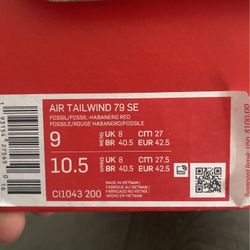 Nike Air Tailwind 79 Se 