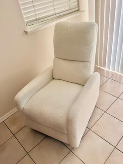 White Recliner Chair