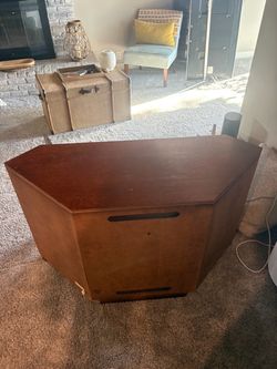 Solid Wood Storage Cabinet CORNER UNIT  / TV Stand – 51” Wide