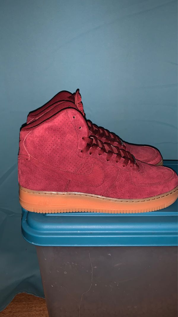 nike air force 1 burgundy crush