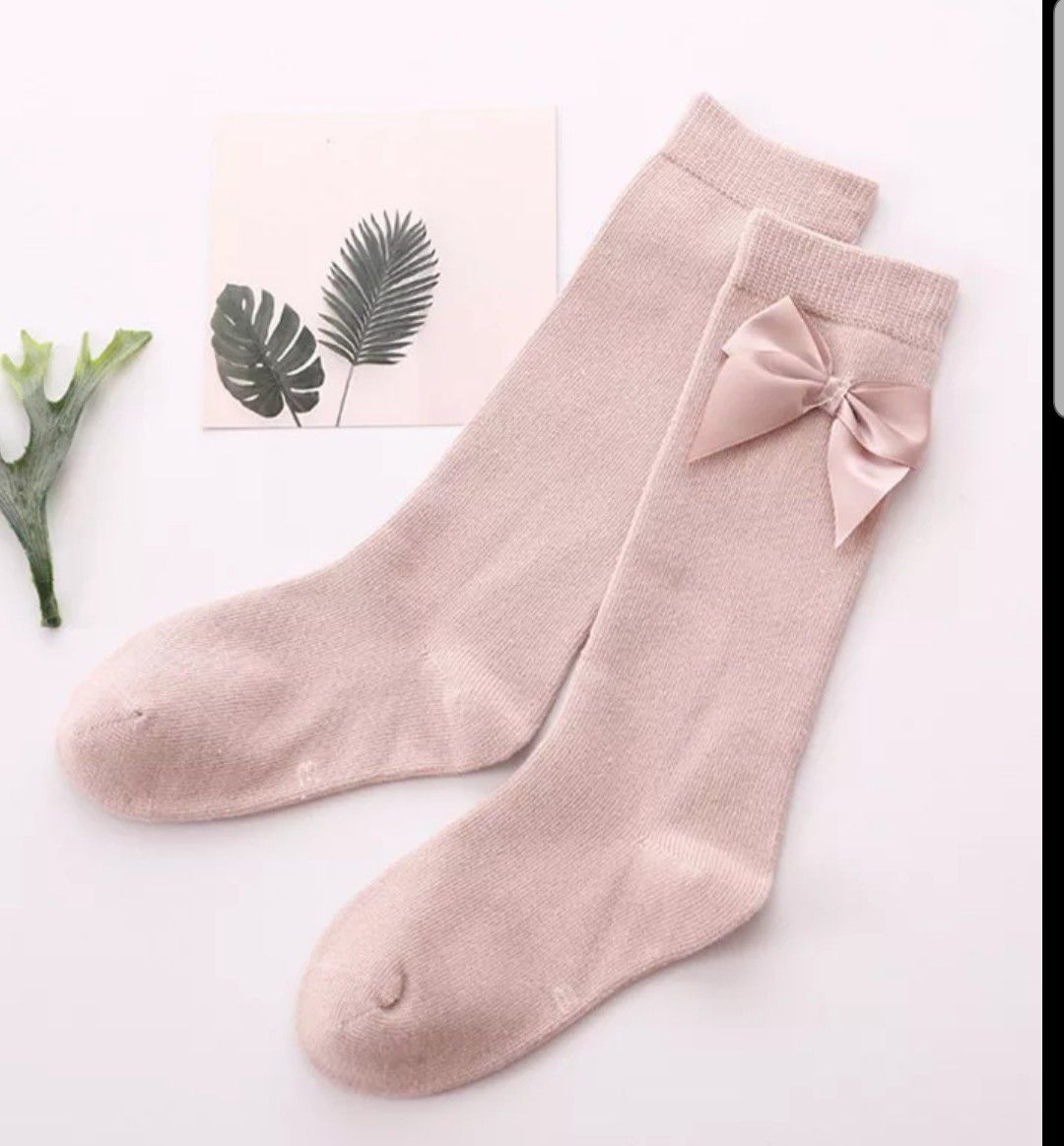 Baby Toddler soft nude rose color stocking socks