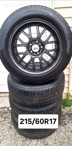 Aftermarket rims and tires 5x114