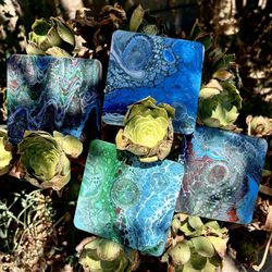 Earthly Oversight coaster set