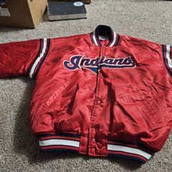 Cleveland Indians Starter Jacket - Vintage! Size XL