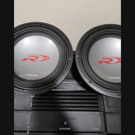 ALPINE TYPE R 12INCH SUBWOOFERS,  SPEAKERS ONLY $250