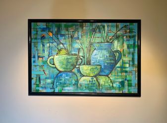 Original Abstract Painting On Canvas