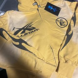 Hellstar yellow zip up